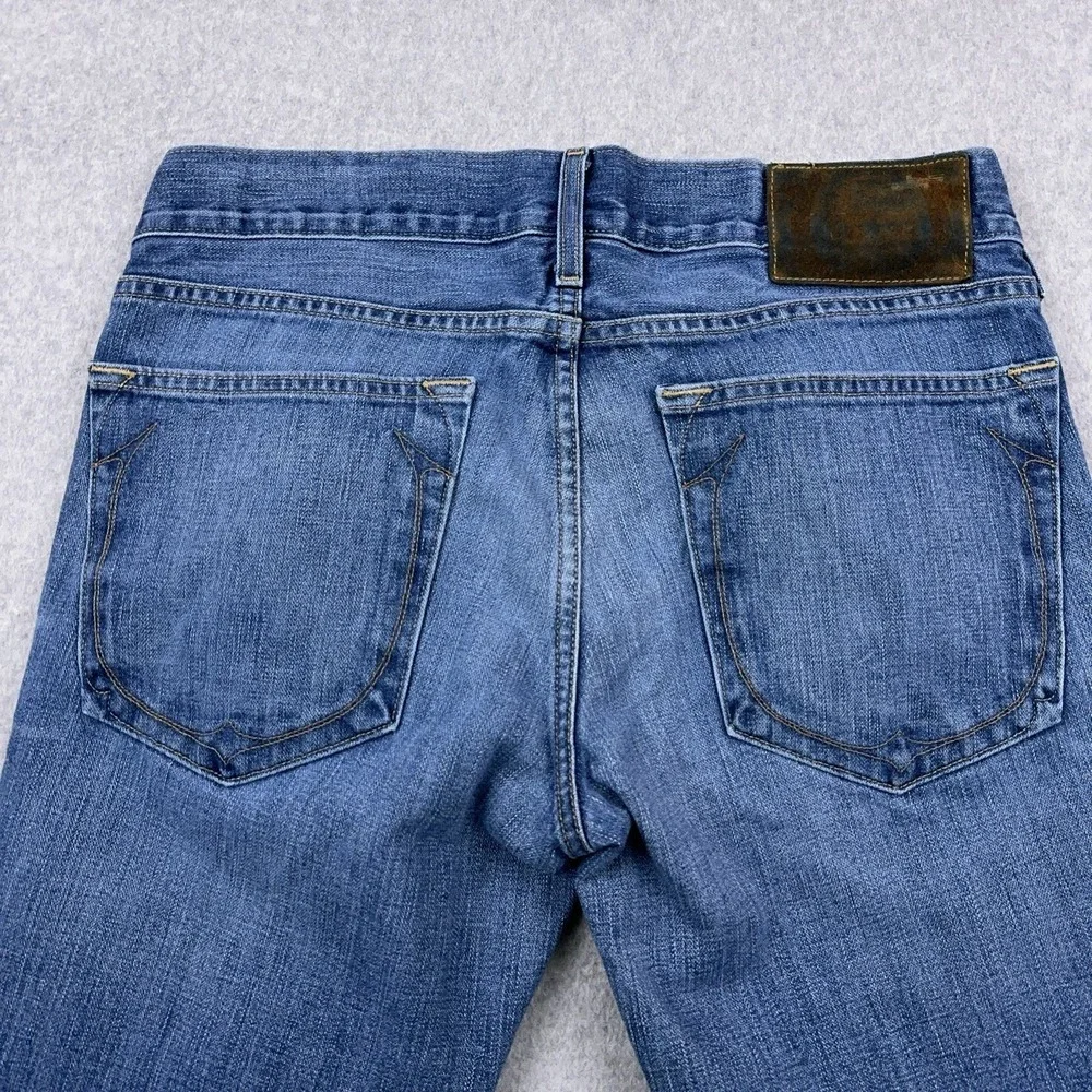True Religion Jeans Men's 33 (34x34) Bobby Snake Eye Straight Sad Gridiron‎ USA